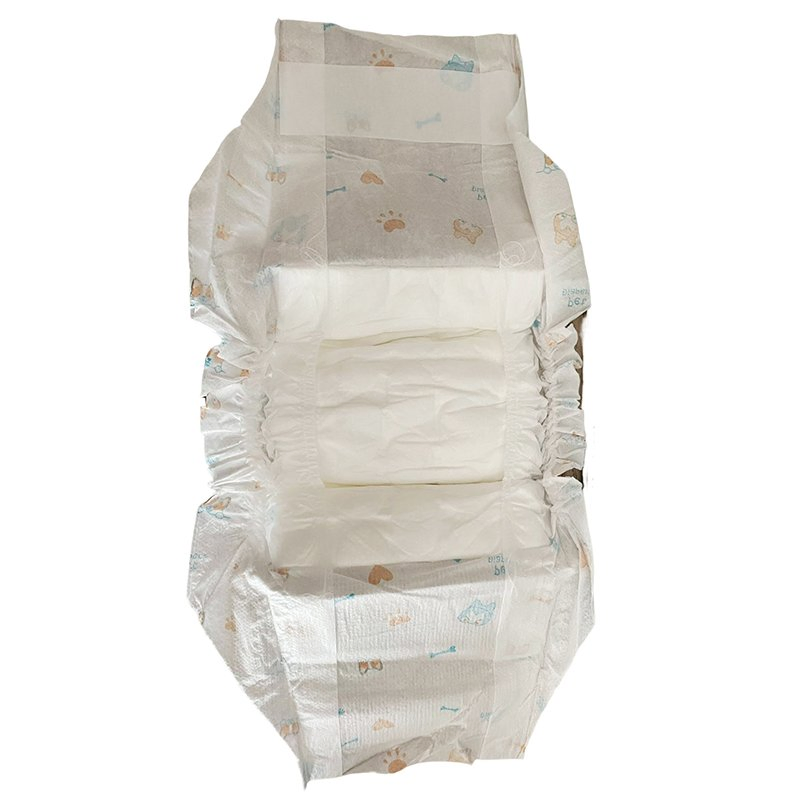 Muestra gratuita absorbente barata cómoda transpirable suave para gatos perros cachorros fabricante impermeable PEE Wee orina pañales desechables para mascotas