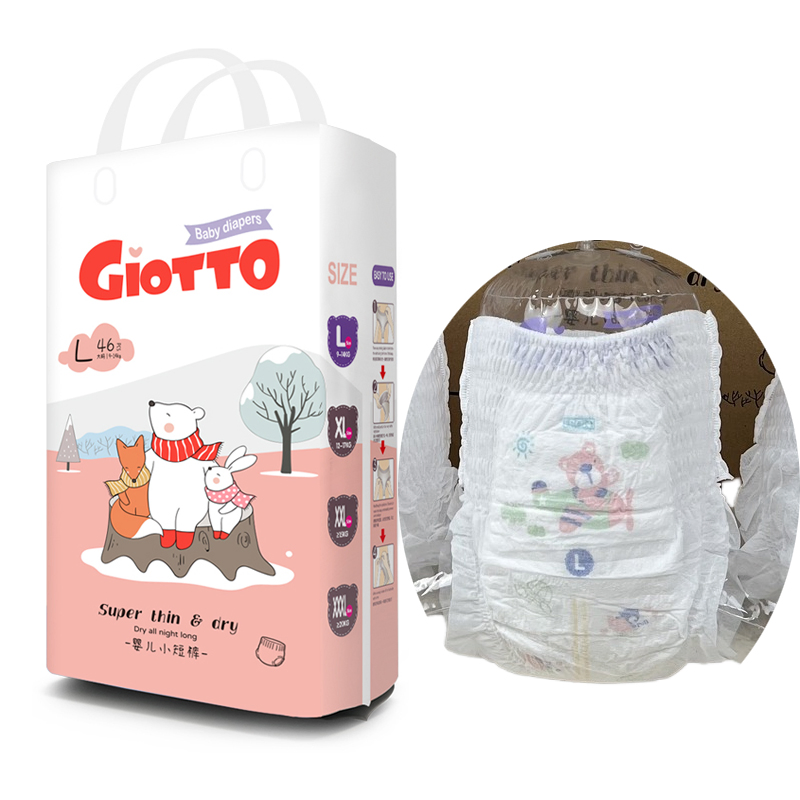 Pañales para bebés de alta calidad con soporte OEM para uso nocturno