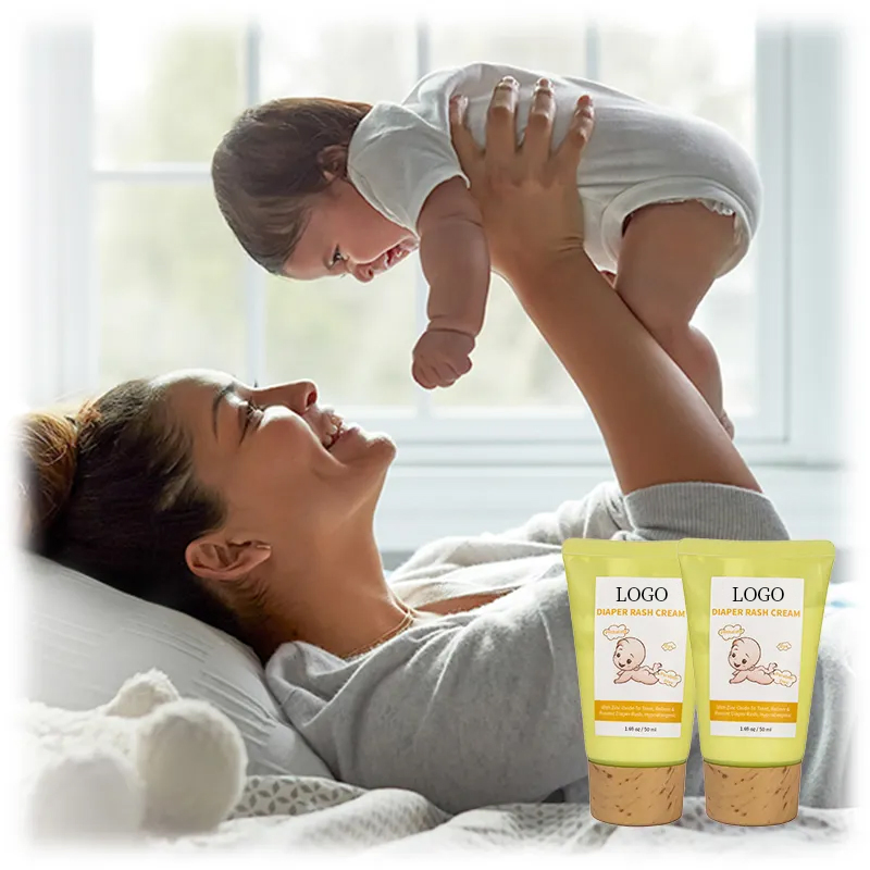 Crema para la dermatitis del pañal para bebés, al por mayor, que alivia y previene la dermatitis del pañal
