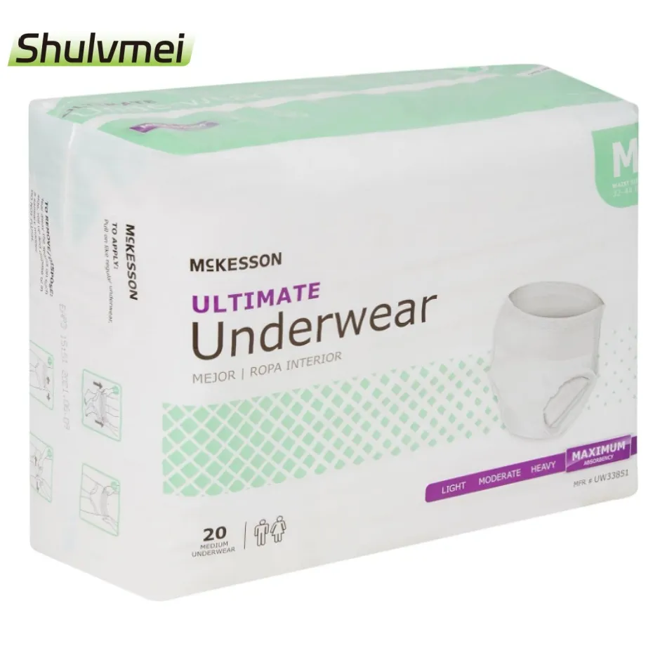 Pantalones pañales para adultos