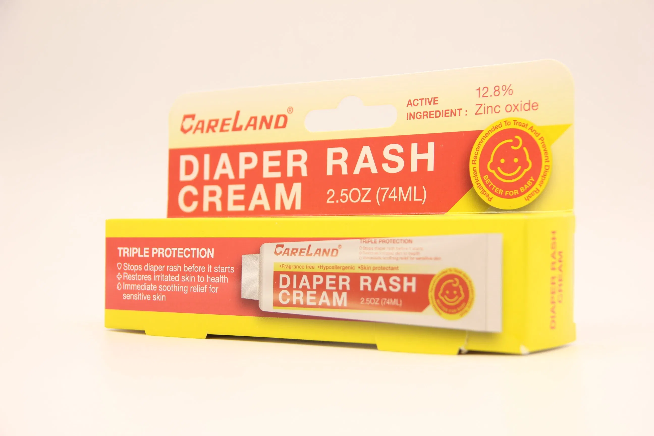 Crema para la dermatitis del pañal para recién nacidos con óxido de zinc natural