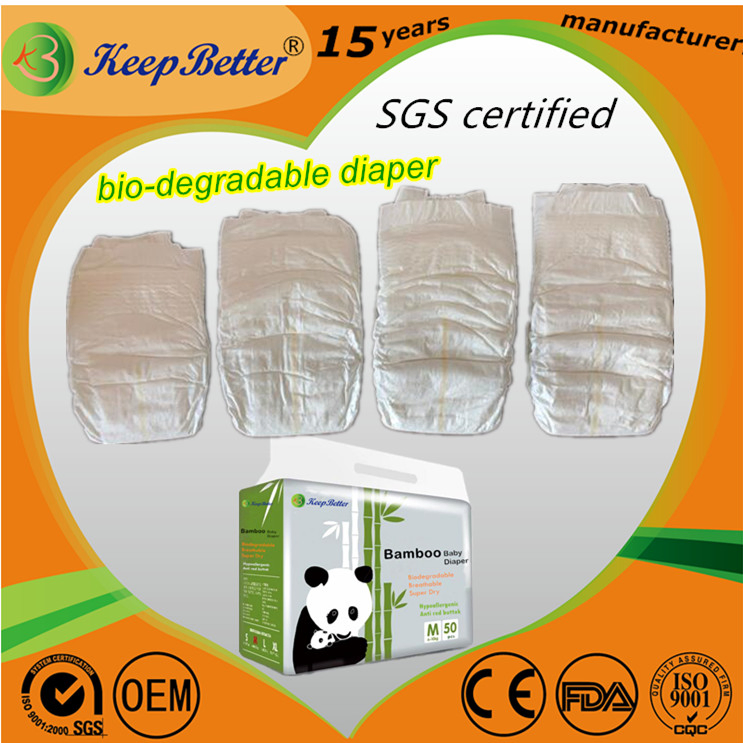 Tienda de maternidad, supermercado médico, suministro de farmacia, OEM al por mayor, productos de cuidado para bebés desechables de bambú biodegradable, pañales desechables para bebés, pañales para bebés