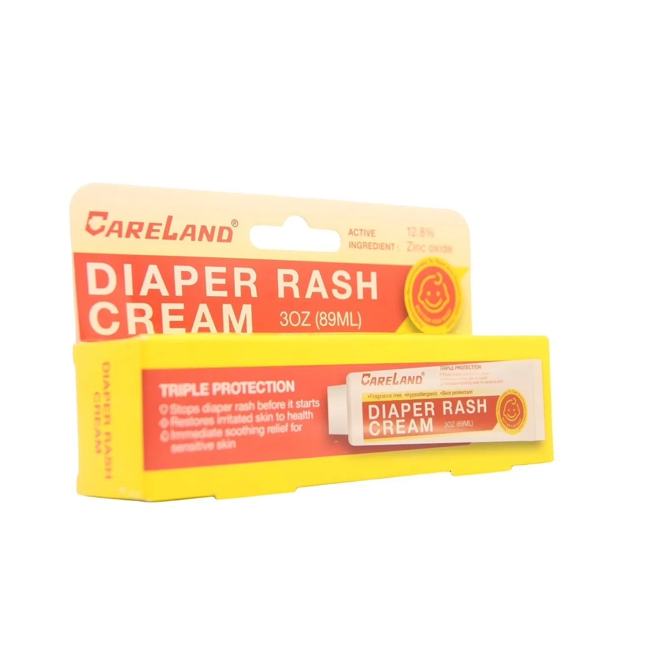 Crema para la dermatitis del pañal para bebés Hidratante Nutritiva Reparadora 3oz Crema orgánica para la dermatitis del pañal para bebés