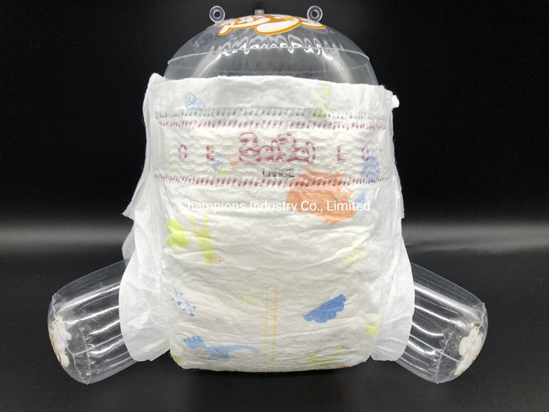 Productos para bebés pañales suaves y transpirables como pañales 3D pañales con protección contra fugas
