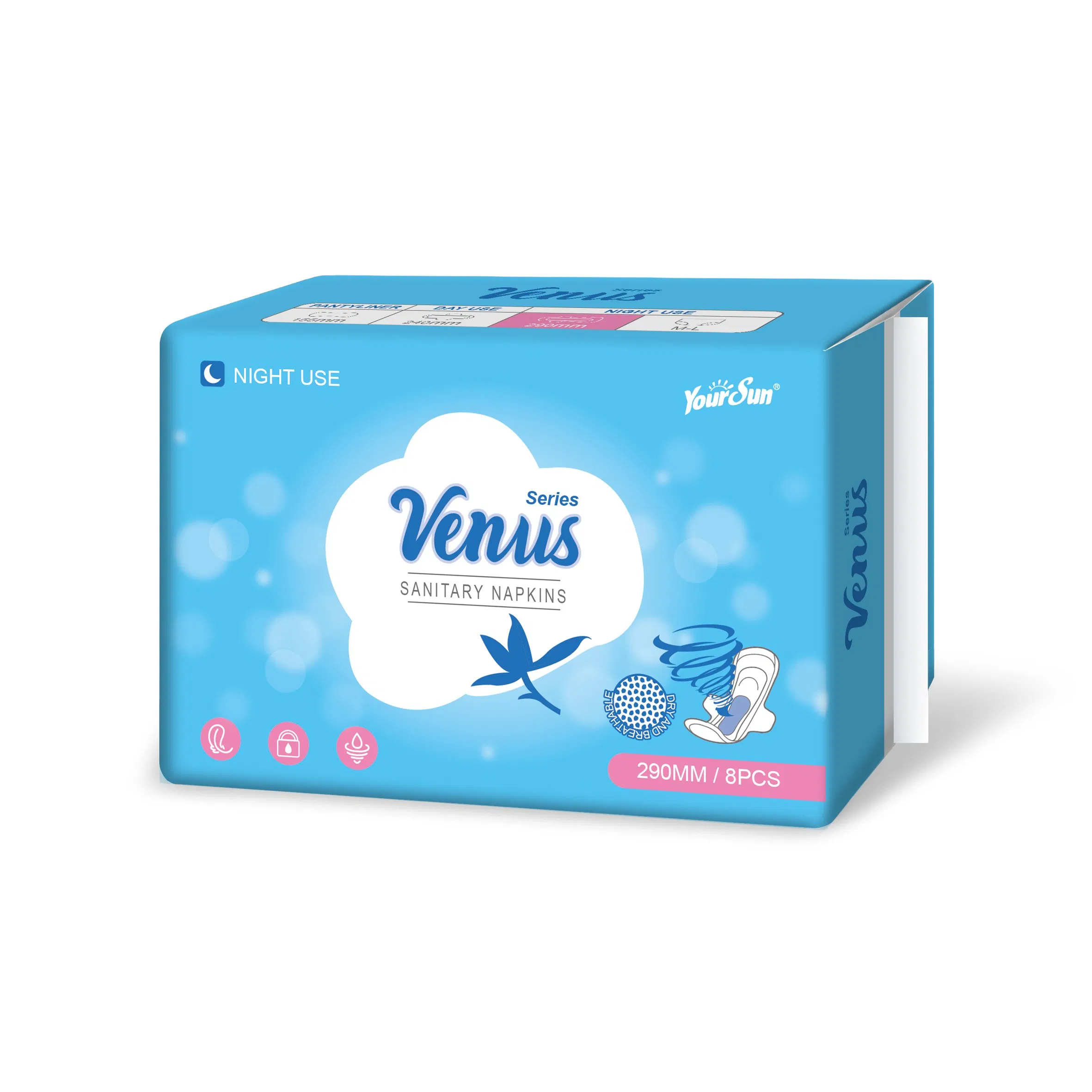 Toallas sanitarias desechables, almohadillas para incontinencia, a prueba de fugas, transpirables