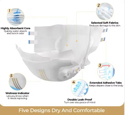 Cintura elástica del pañal