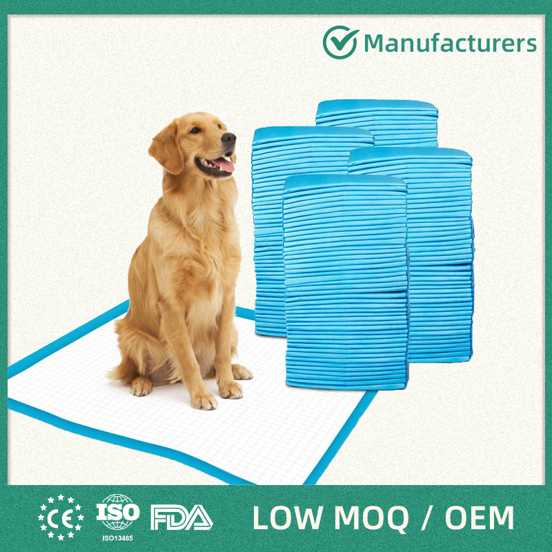 Producción de fábrica OEM/ODM/etiqueta privada de almohadillas desechables para entrenamiento de orina de perros y gatos, fabricación de plástico para interiores y exteriores, muestra gratuita, promoción de fábrica en China