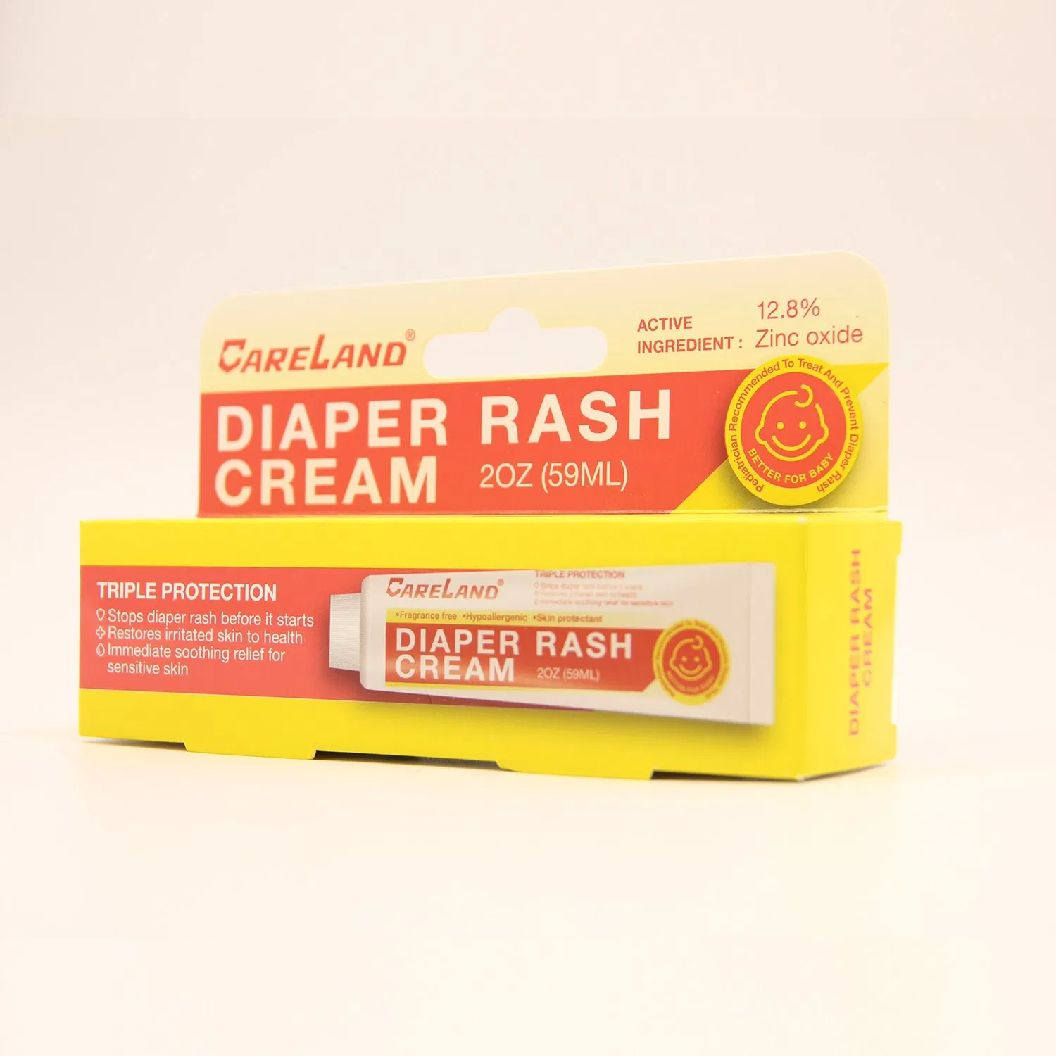 Crema medicada para la dermatitis del pañal para bebés, que alivia el enrojecimiento de la piel