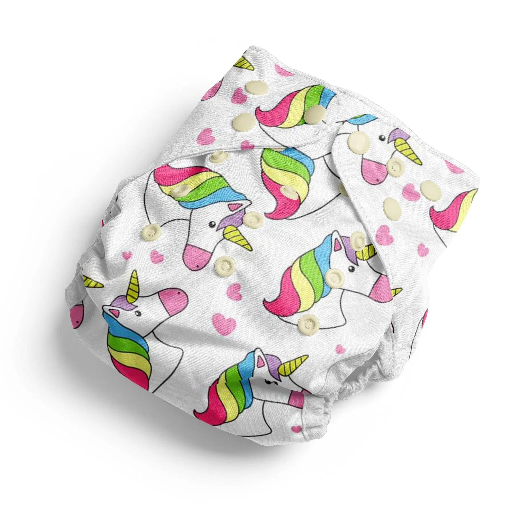 Pañal reutilizable para bebés tamaño S, M, L con botones ajustables, pañal de natación para bebés, pañal lavable para bebés