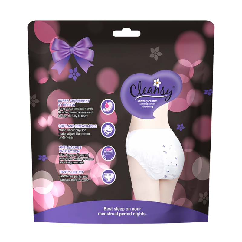Pantalones desechables para adultos de uso regular durante la noche OEM&ODM, panties menstruales para mujeres, pantalones de entrenamiento suaves para la superficie de la mujer, compresas sanitarias