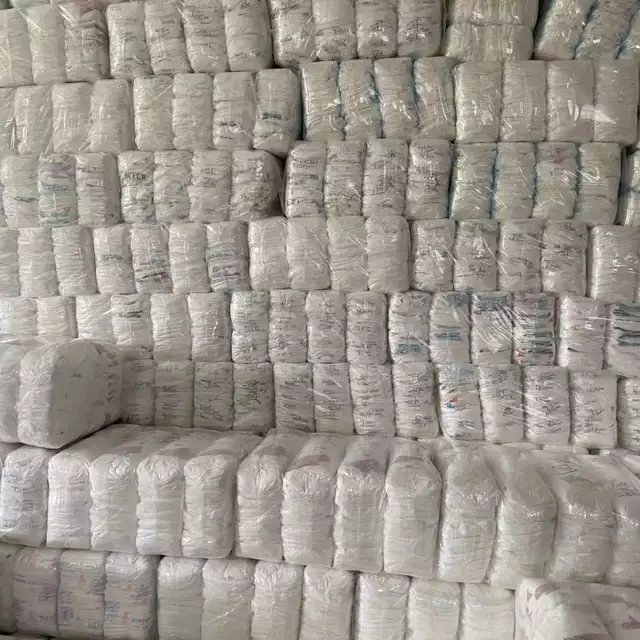Fabricante en China de pañales de tela para bebés de grado B al por mayor en fardos y en grandes cantidades