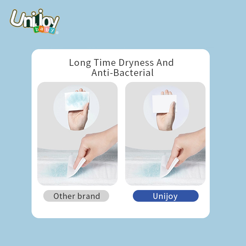 Pañal desechable Unijoy al por mayor para bebés, pañal Sleepy para piel sensible