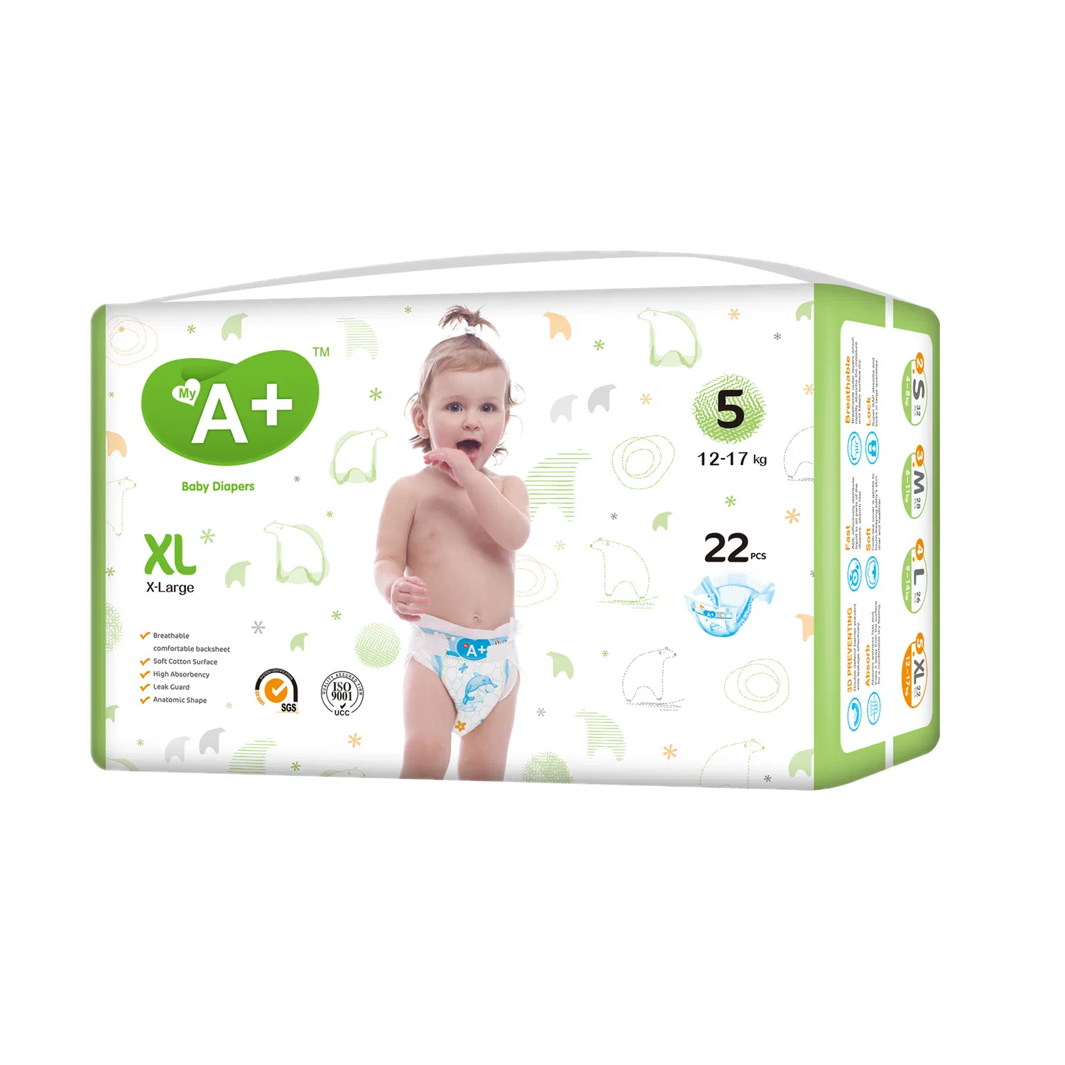 Pantalones de natación desechables para bebés personalizados de la mejor calidad y más económicos, OEM/ODM, venta al por mayor de pañales para bebés en China 2023