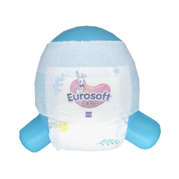 Fabricante de Pantalones Desechables para Bebés Eurosoft, Súper Absorbentes, Transpirables, Pantalones de Entrenamiento de Material Biodegradable para Mayoristas