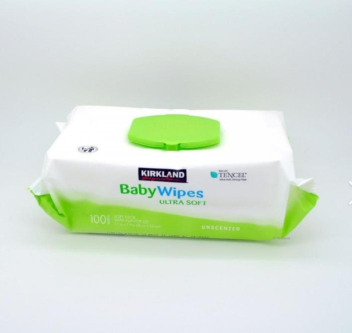 Toallitas húmedas para bebés biodegradables y desechables, suaves, de tela no tejida, para limpiar la piel del bebé, hechas de algodón o bambú