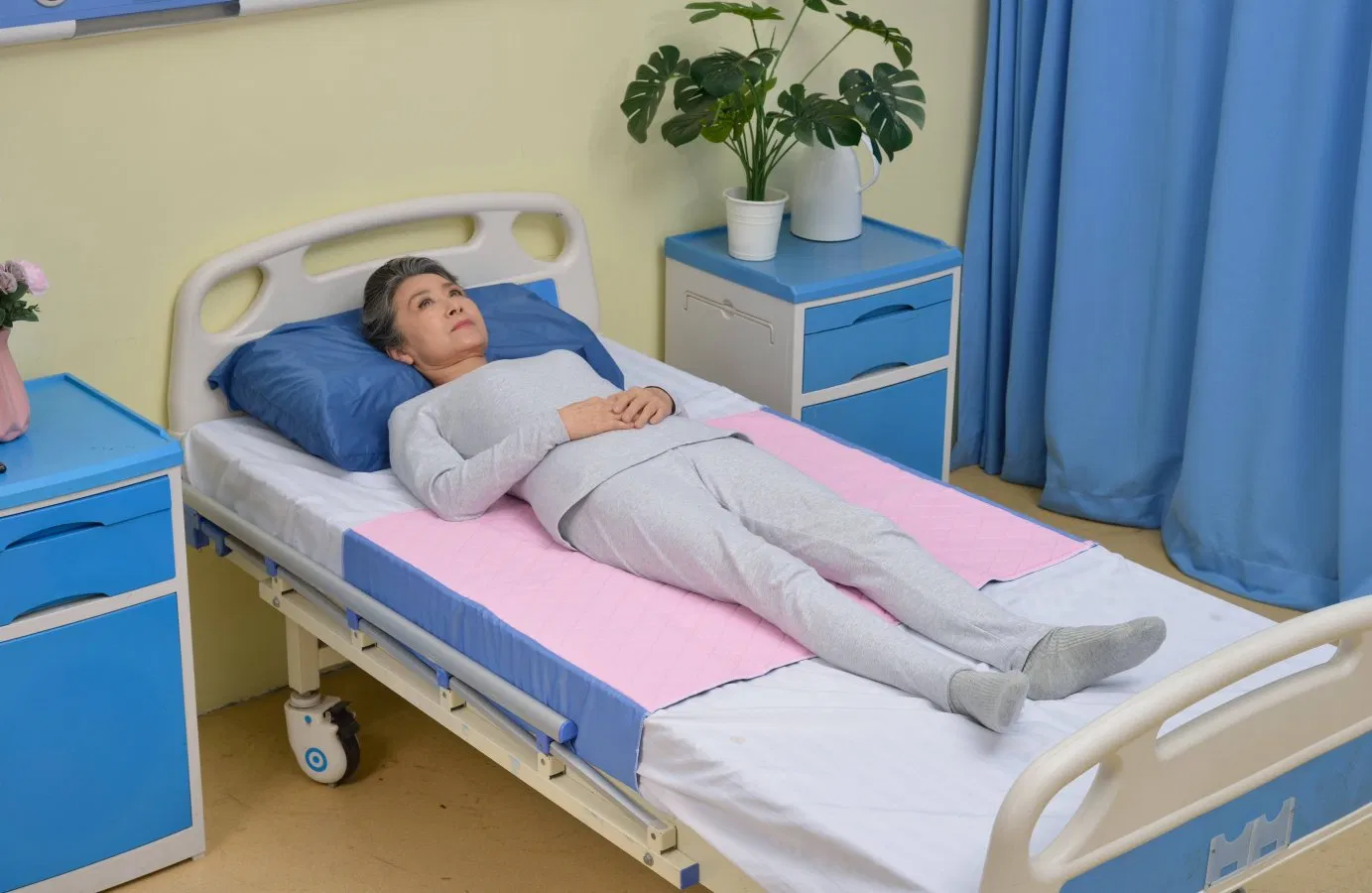Almohadillas de aislamiento gruesas reutilizables y lavables para incontinencia, almohadillas para cama de maternidad, absorbentes, para personas mayores y discapacitadas