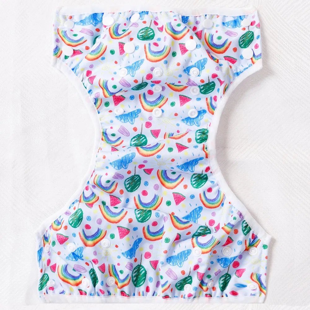 Pañales de natación de tela reutilizables ajustables y lavables para bebés