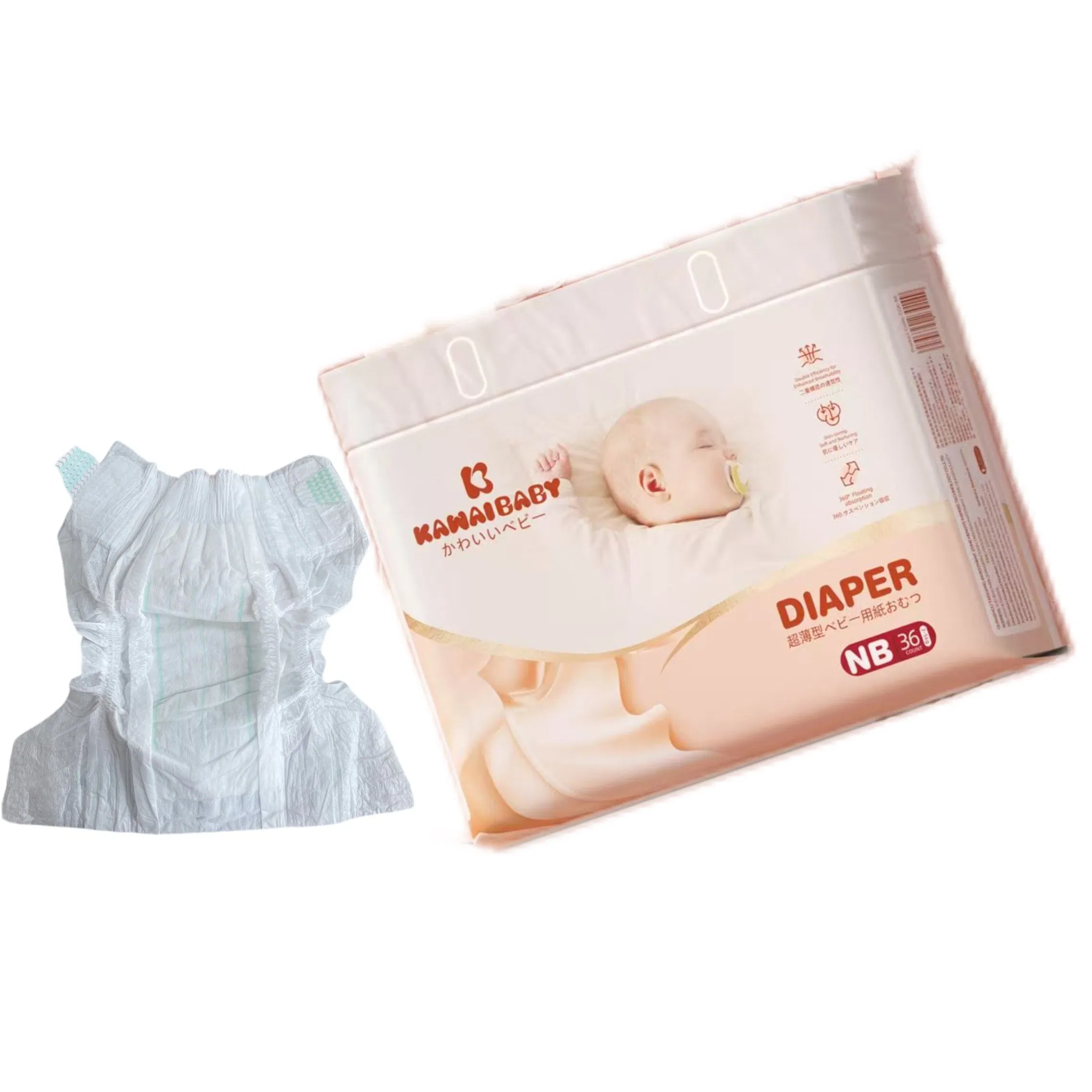 Pañal para bebés con piel sensible sin fragancia y sin colorantes