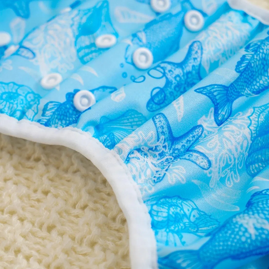 Pañal de natación reutilizable de secado rápido y a prueba de agua con protección contra fugas para bebés y niños pequeños