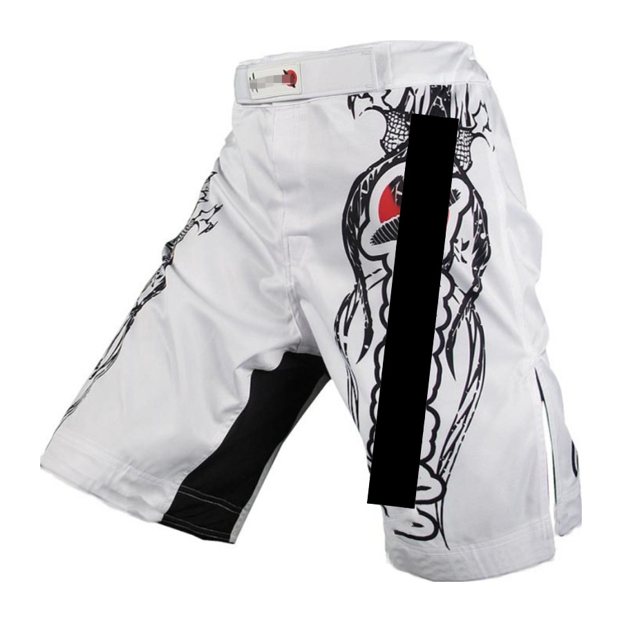 Entrenamiento de Combate para Adultos Sanda (kickboxing chino) Competencia Entrenamiento de MMA para Hombres y Mujeres Ejercicio de Fitness Muay Thai Pantalones Cortos de Boxeo Pantalones de Artes Marciales Mixtas