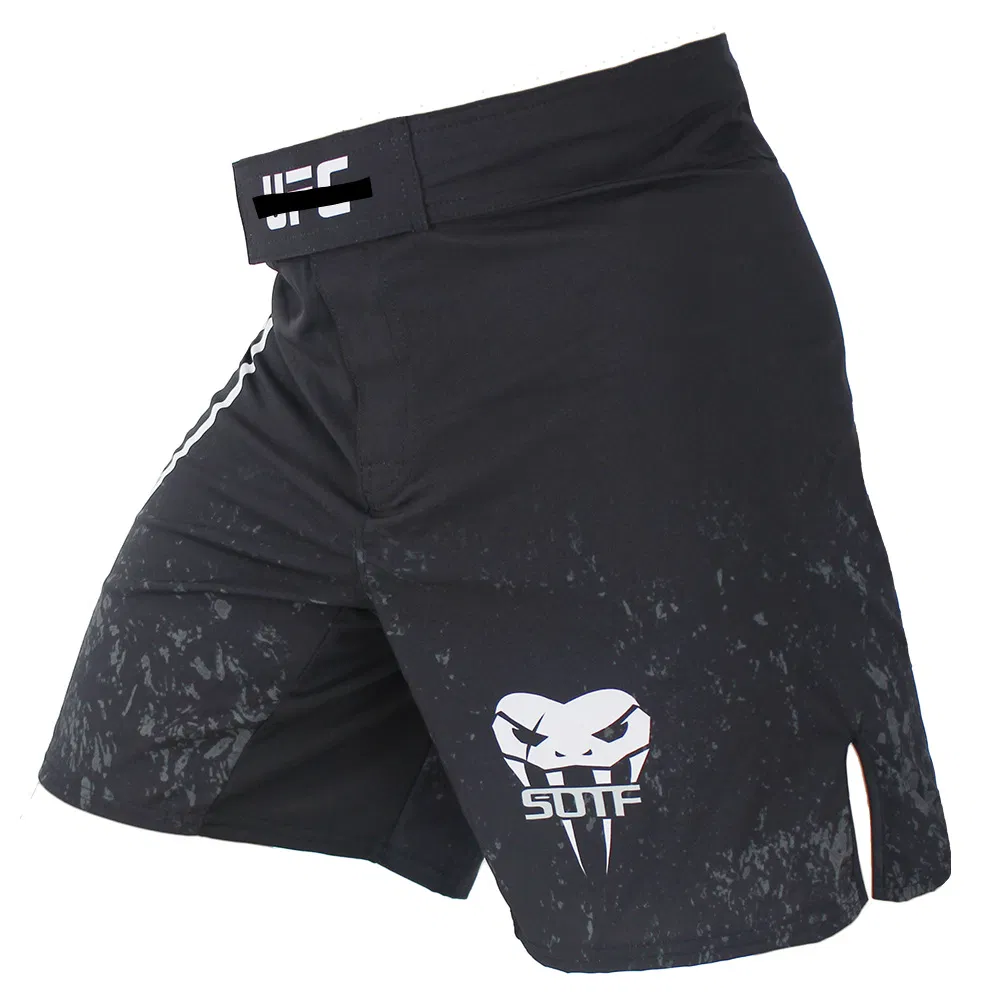Entrenamiento de Combate para Adultos Sanda (kickboxing chino) Competencia Entrenamiento de MMA para Hombres y Mujeres Ejercicio de Fitness Muay Thai Pantalones Cortos de Boxeo Pantalones de Artes Marciales Mixtas