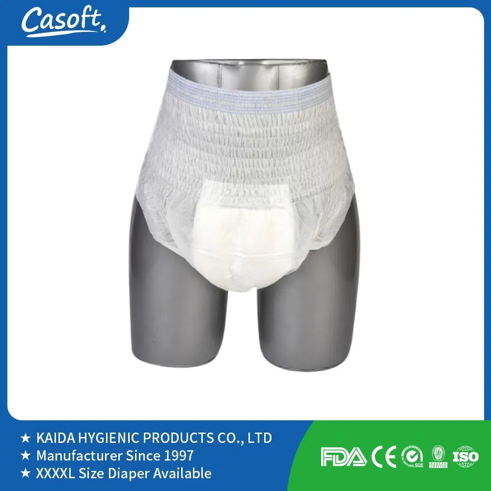 Pantalones de entrenamiento impermeables grandes de Casoft para adultos, uso de pañales desechables 2400ml absorción en Filipinas, Rusia, Corea, Estados Unidos, Malasia, Perú, Chile, UE