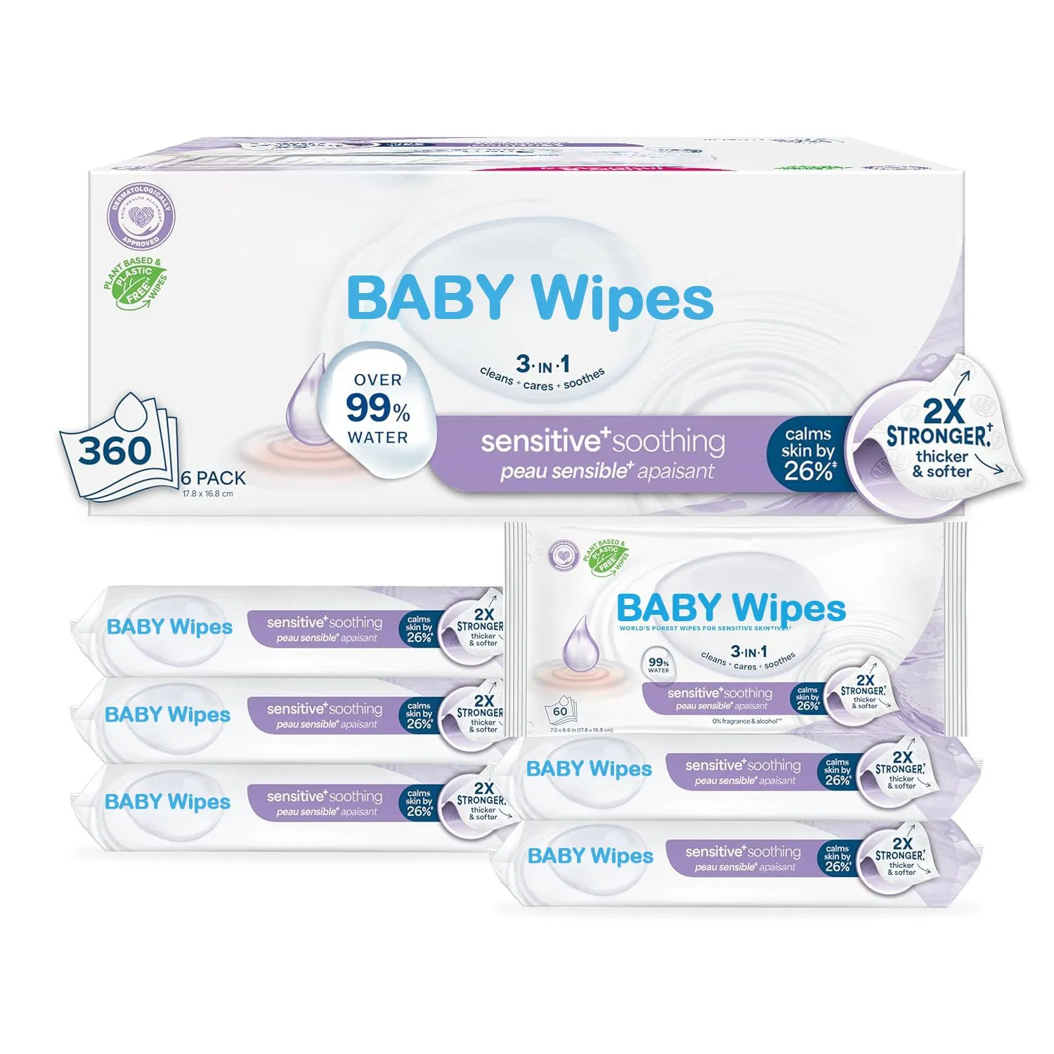 Precio de fábrica OEM ODM Toallitas para bebés biodegradables naturales Toallitas húmedas orgánicas para limpieza Paquete de papel para el hogar Toallitas húmedas