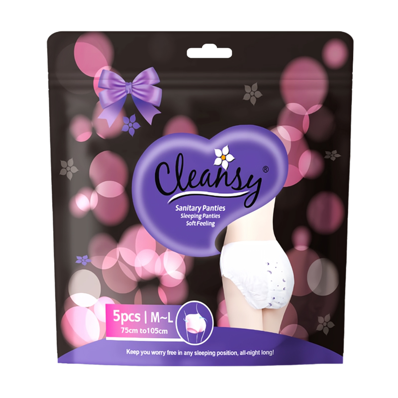Pantalones desechables para adultos de uso regular durante la noche OEM&ODM, panties menstruales para mujeres, pantalones de entrenamiento suaves para la superficie de la mujer, compresas sanitarias