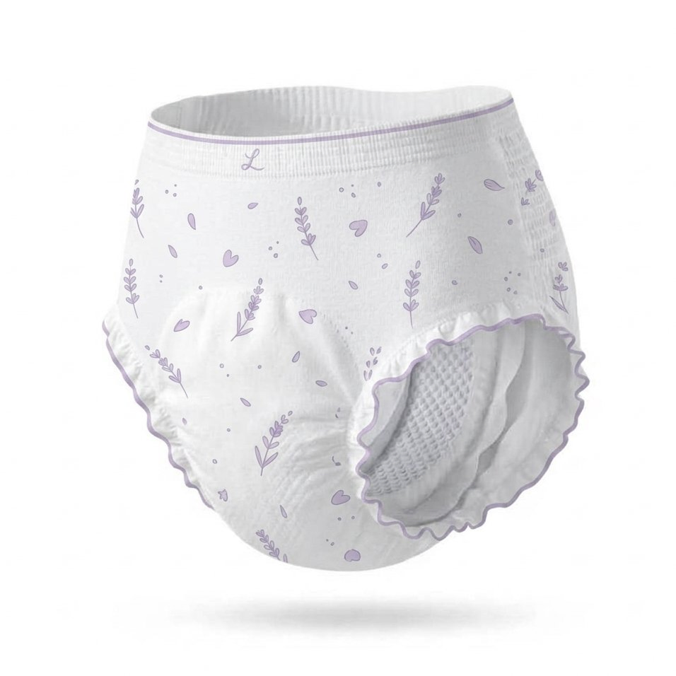 Pantalones desechables de incontinencia, compresas menstruales, toallas sanitarias femeninas