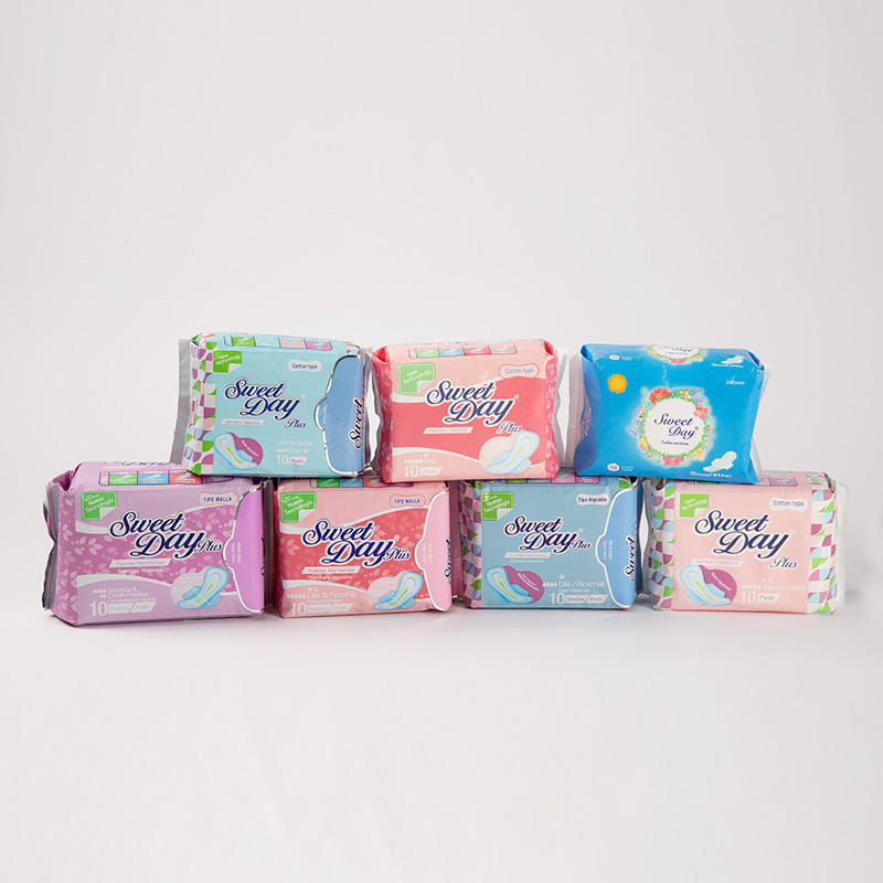 Toallitas sanitarias diarias de fibra de bambú transpirables, suaves y amigables con la piel, almohadillas sanitarias de algodón orgánico