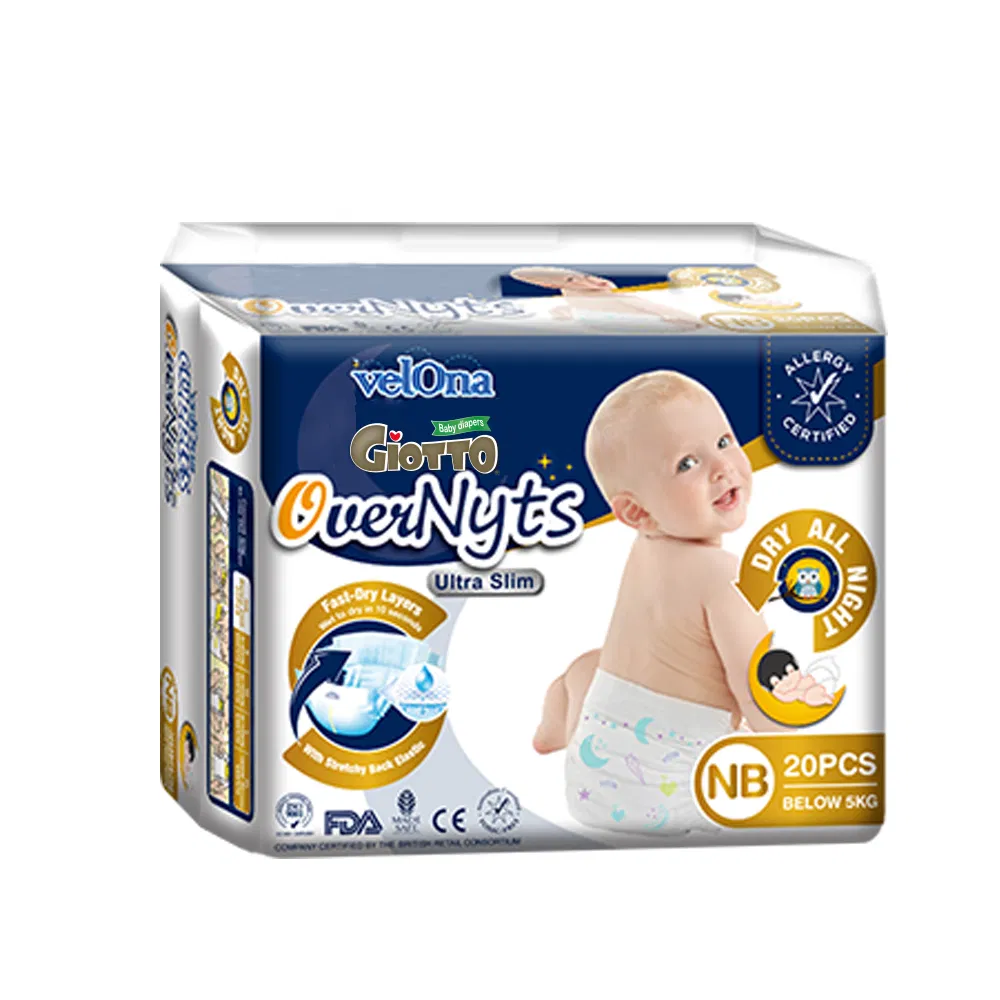 Pañales suaves y transpirables para bebés para uso nocturno