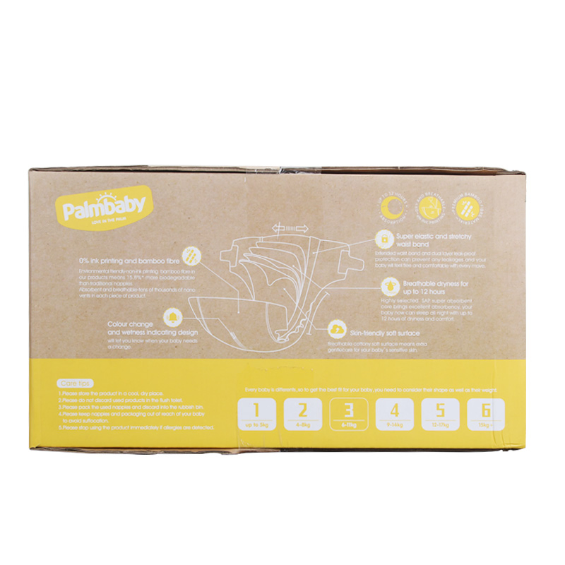 Pañales para bebés de bambú premium biodegradables ultra absorbentes y ecológicos