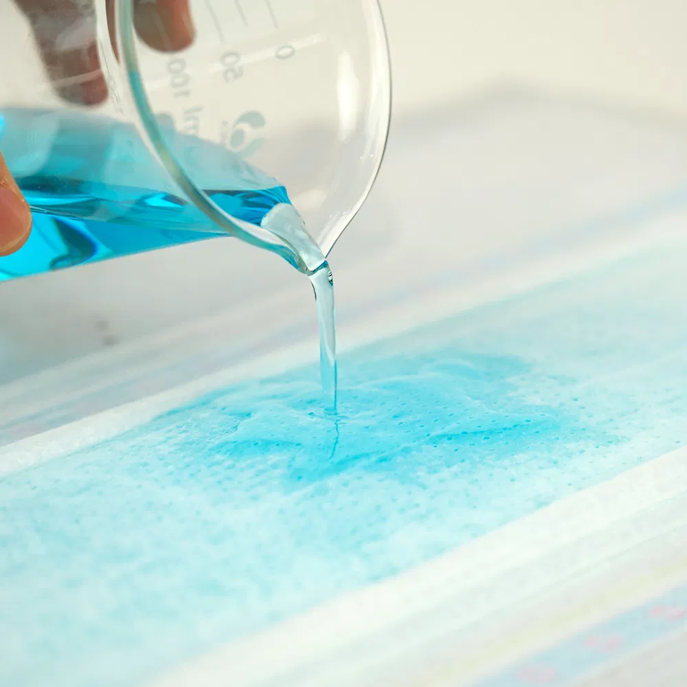 Paño similar y cómodo pañal desechable para bebés con alta absorción