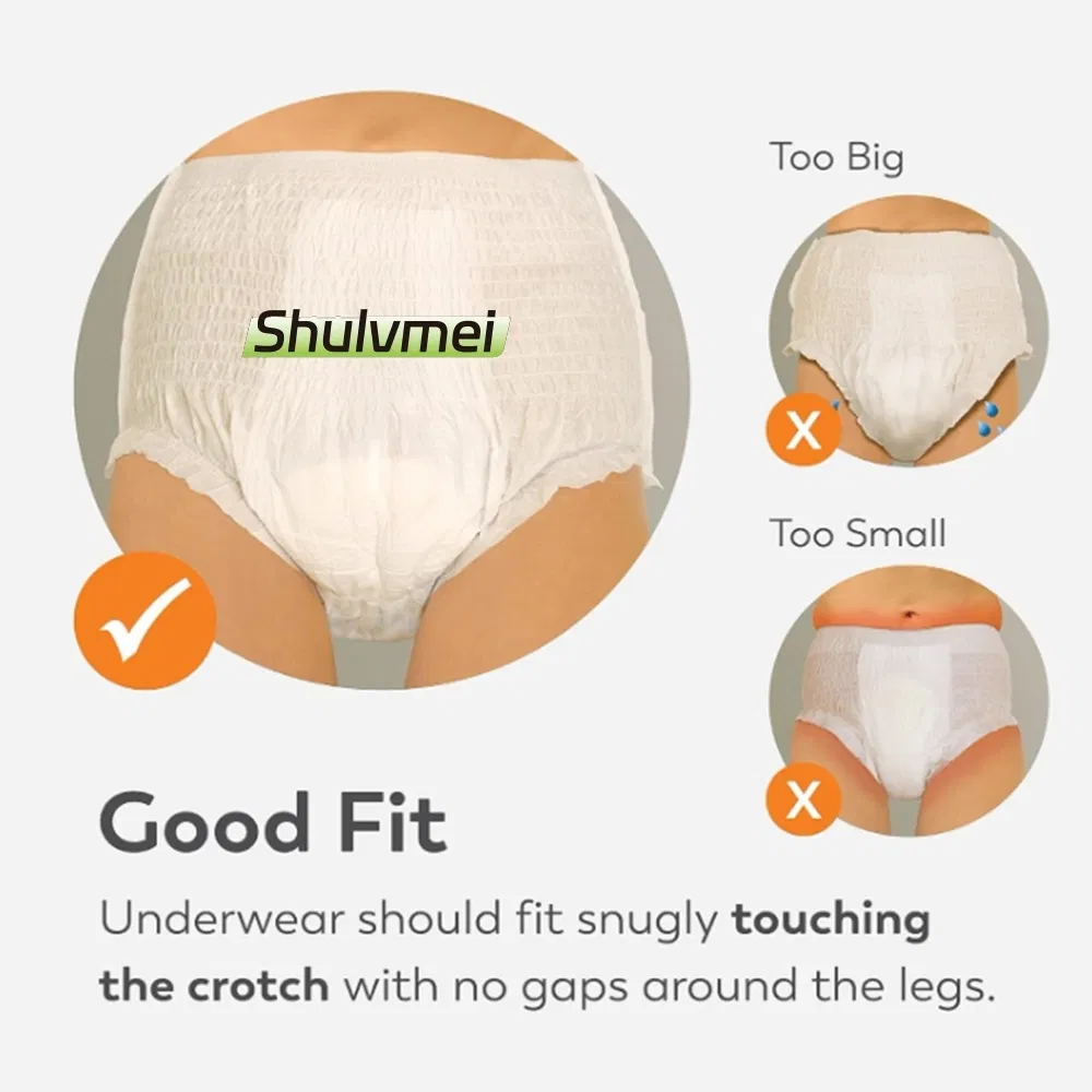 Pantalones de entrenamiento desechables suaves y ultraligeros G-Cr-1 para incontinencia leve