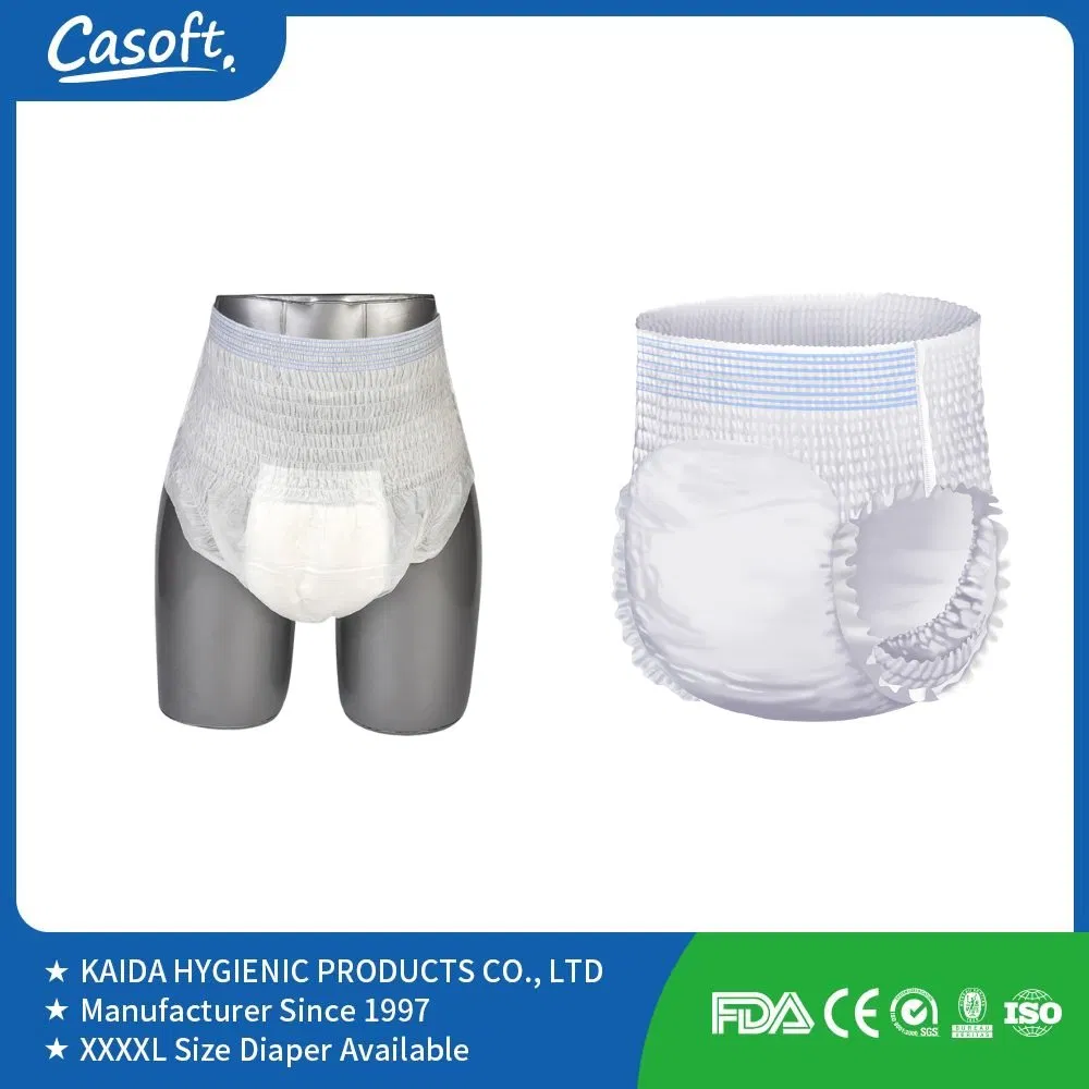 Pantalones de entrenamiento grandes para adultos Casoft Hospital Comfy Eco de OEM en bulk con CE FDA Filipinas Rusia Corea Estados Unidos Malasia Perú Chile UE China
