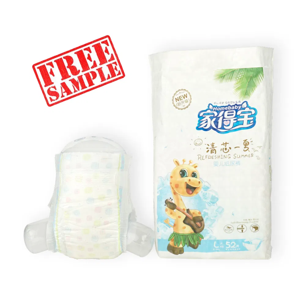 Paño similar y cómodo pañal desechable para bebés con alta absorción