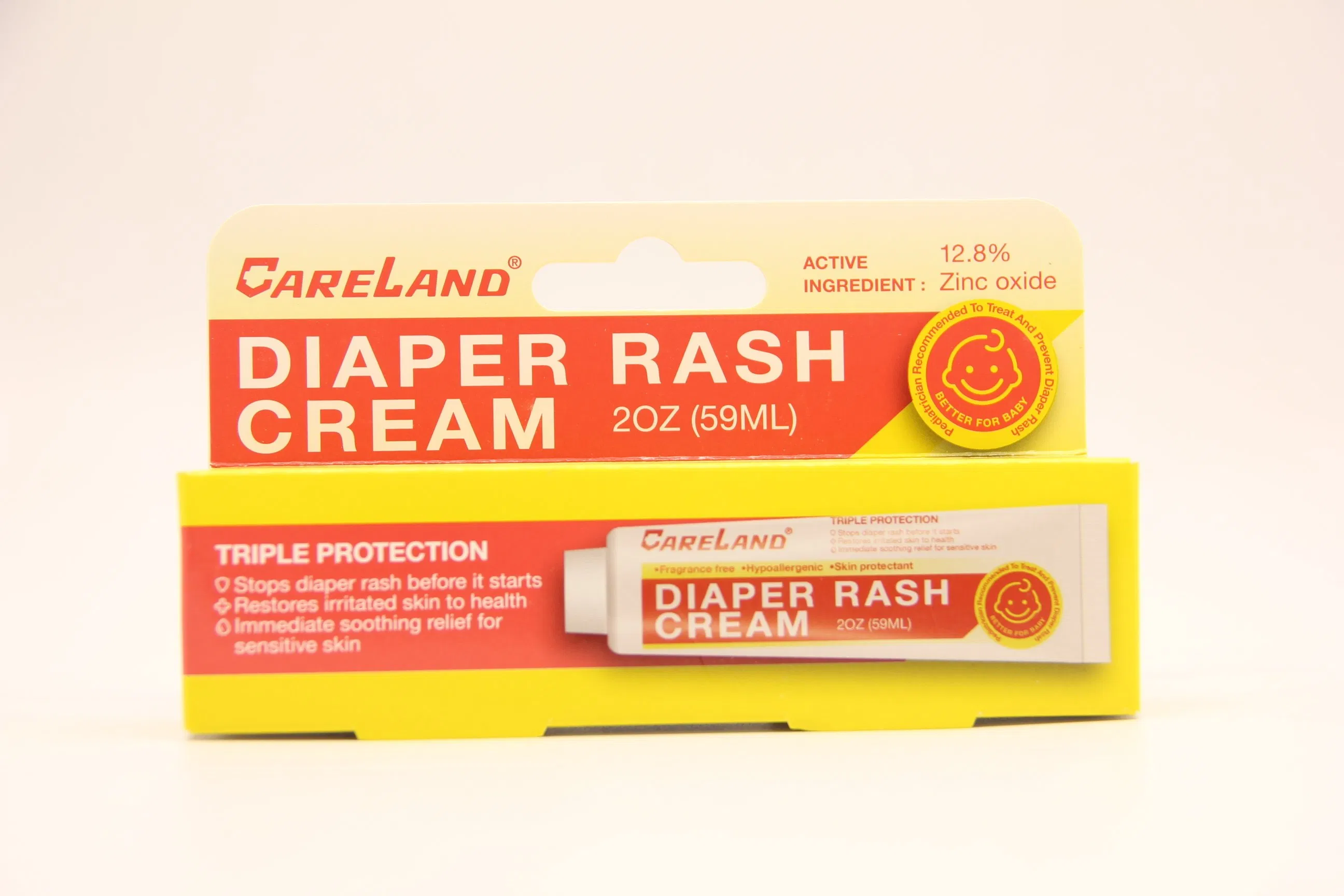 Crema medicada para la dermatitis del pañal para bebés, que alivia el enrojecimiento de la piel