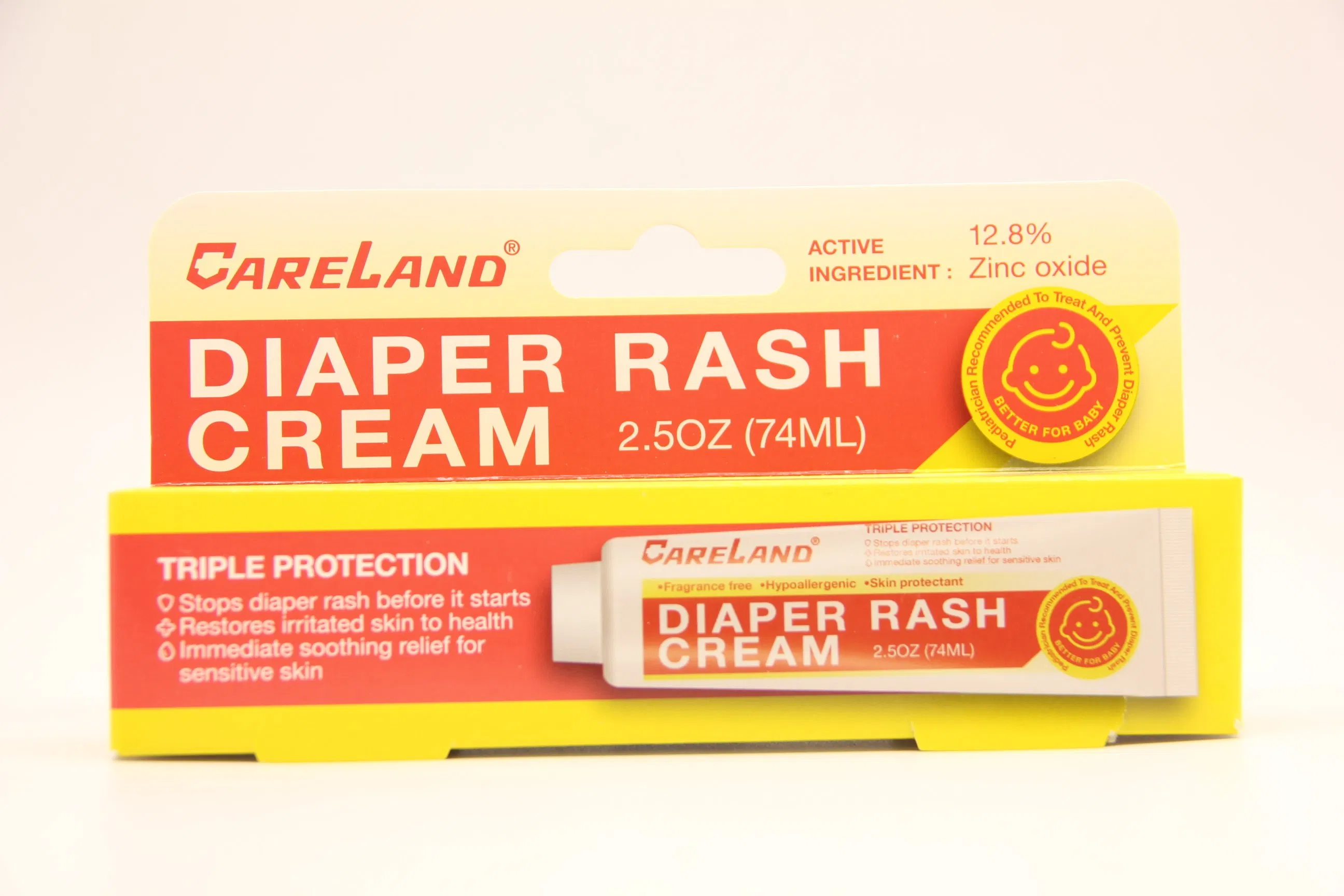 Crema para la dermatitis del pañal para recién nacidos con óxido de zinc natural
