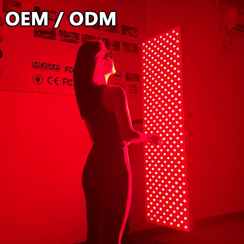 3000W Lâmpada de Terapia com Luz Vermelha com Lente Convexa para Cicatrização do Corpo Inteiro