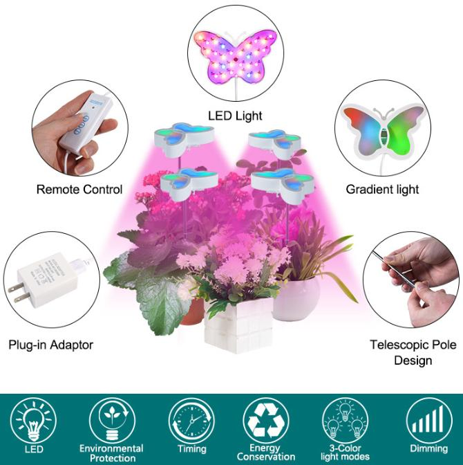 Luz de Cultivo LED de Espectro Completo Brailliant Dragon para Plantas em Vaso Luz de Cultivo LED para Plantas Internas