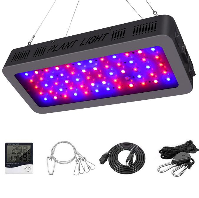 Lâmpada de Cultivo LED Dragão Brilhante, Vendedor Top da Amazon, Luz de Crescimento em Espectro Completo, Lâmpada de Cultivo LED com Duplo Interruptor