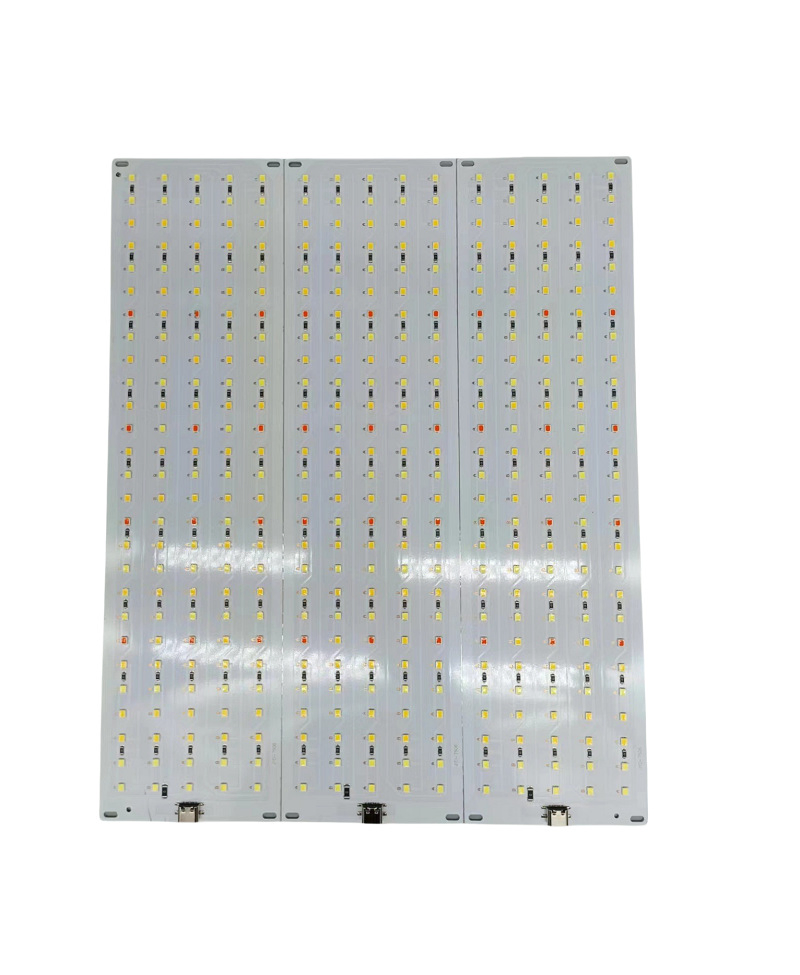 Placa Quântica LED Luz de Crescimento de Espectro Completo para Cultivo Interno Aquário Plantas Crescimento Suculentas Mudas Paisagem Florescimento Emissão Vermelha