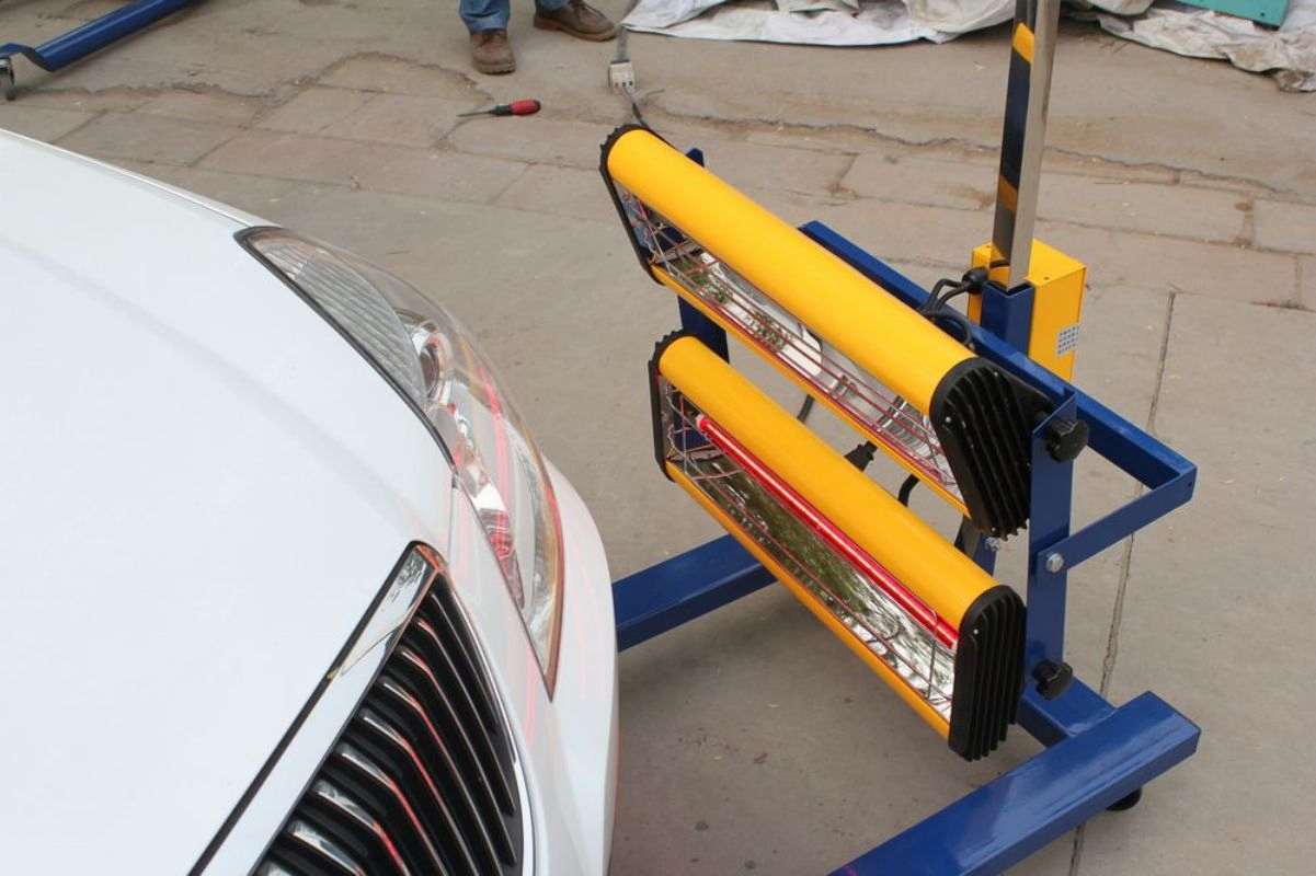 Lâmpada de Secagem Infravermelha de Alta Potência Industrial Pl-3000d Lâmpada de Assar Portátil para Carros