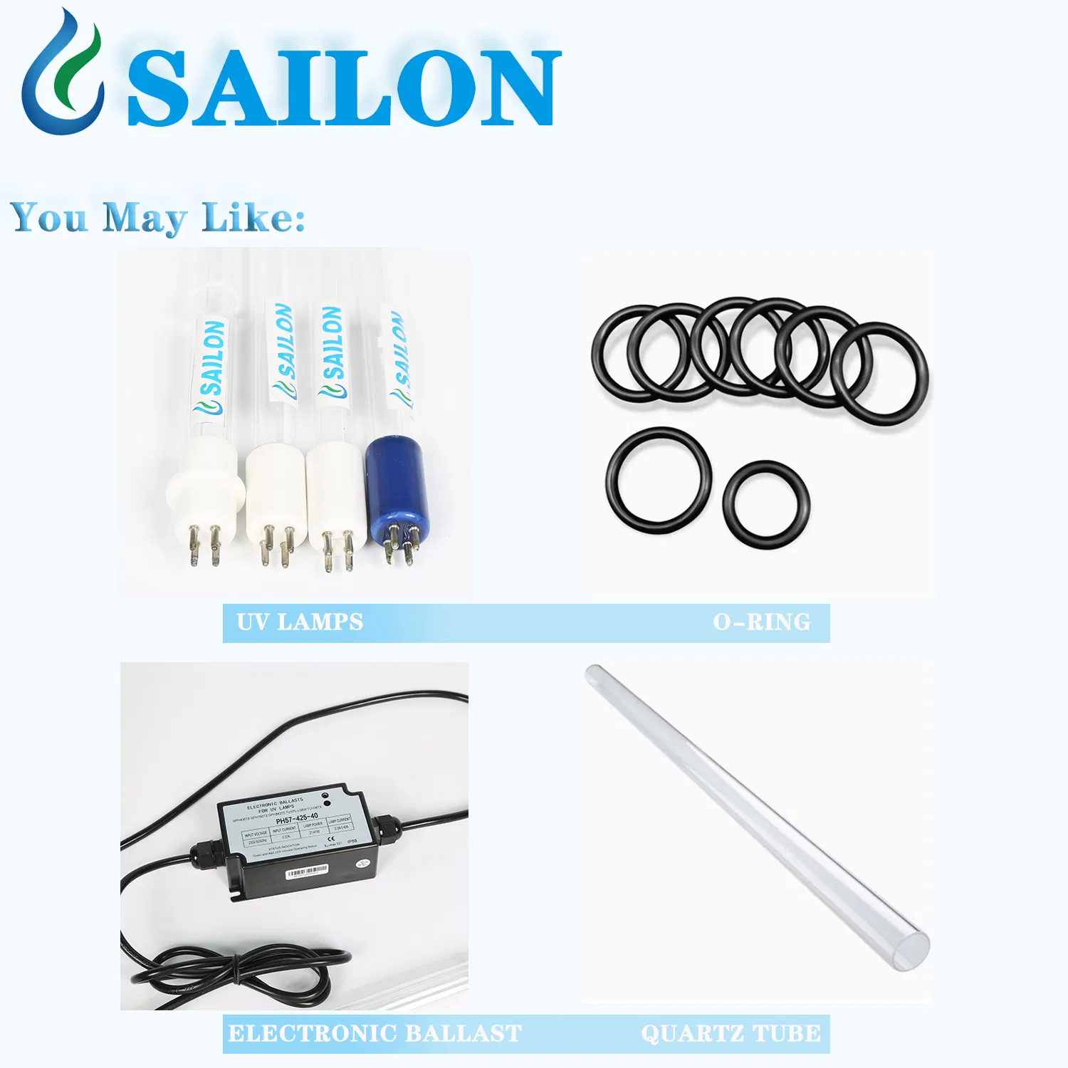 Lâmpada Germicida UVC Sailon Gph212t5l 10W 212mm T5 4-Pin 425mA 254nm Lâmpada UV de Quartzo para Purificação do Ar e Sistema de Esterilização