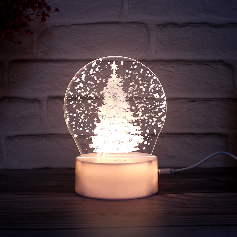 Lâmpada de Mesa USB com Interruptor Touch LED de Mudança Gradual Personalizada 7-Color
