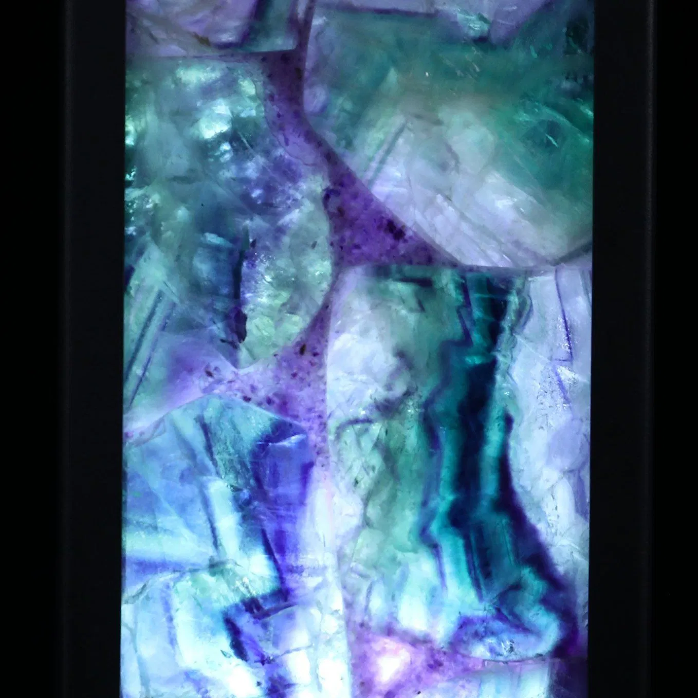 Luminária Noturna de Cristal Estilo Moderno Presente Criativo para Quarto Lâmpada Decorativa de Mesa em Fluorita Verde