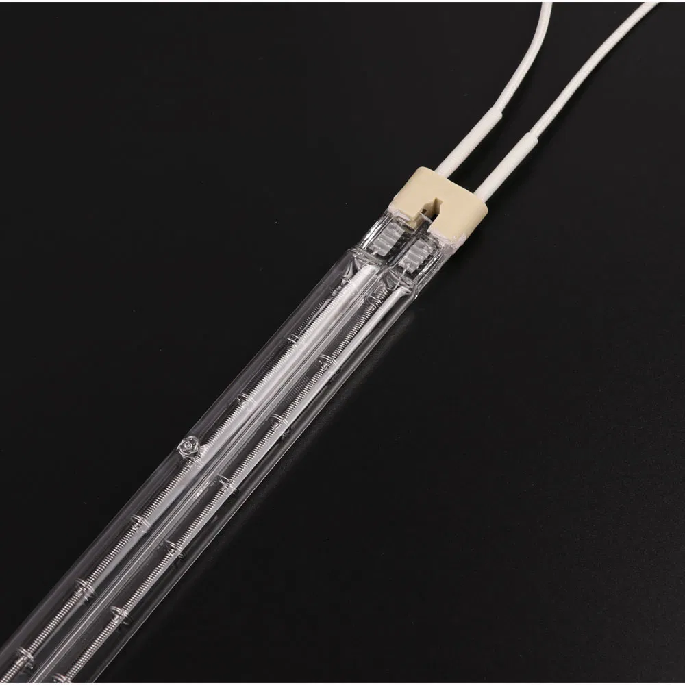Emissor de Cura de Tinta Infravermelho Halógeno Lâmpada de Cozimento de Tubo Duplo de Quartzo Lâmpada de Aquecimento IR Automática 3000W 220V Aquecedor Infravermelho de Onda Curta
