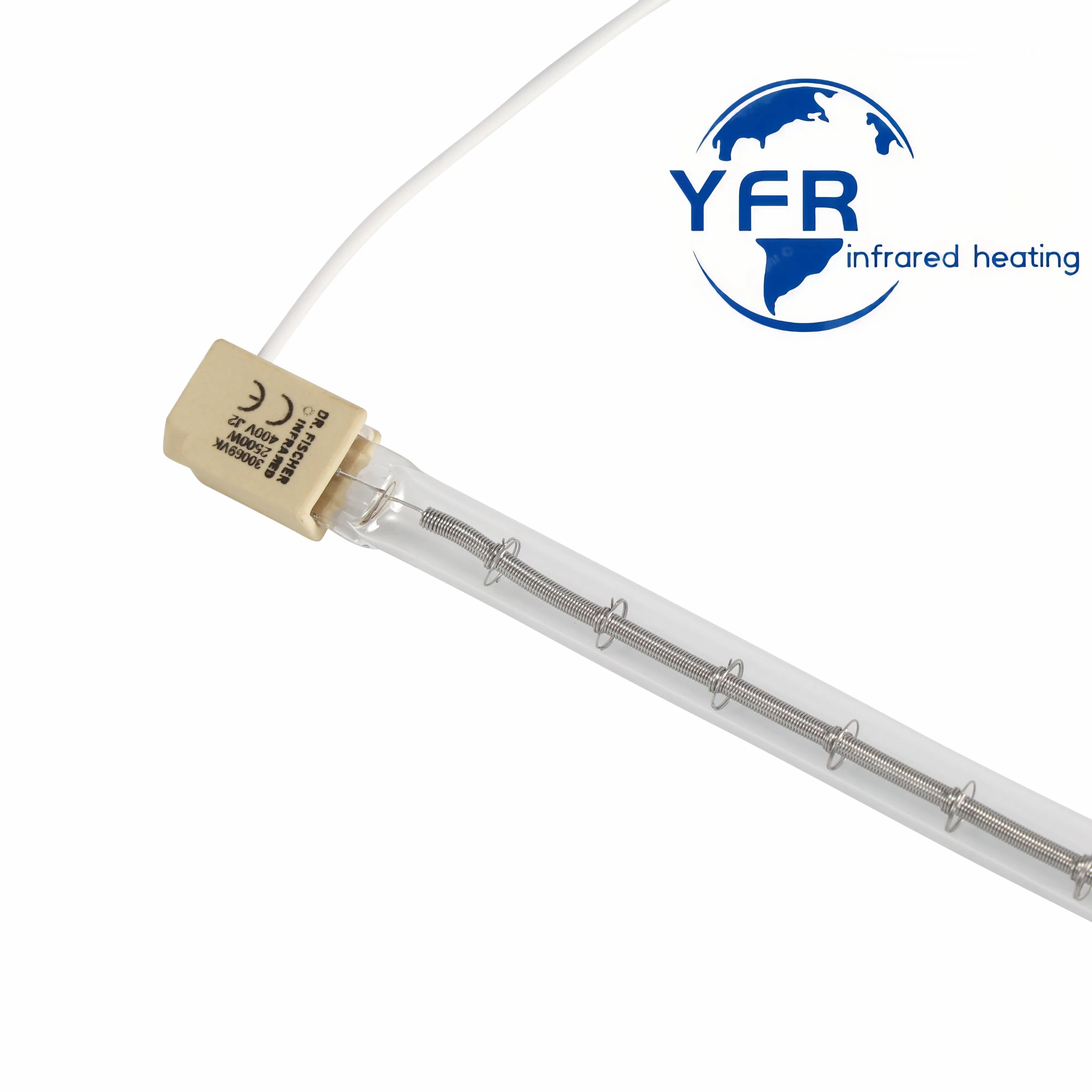 Aquecedores Elétricos de Vidro Quartzo Infravermelho Elementos de Lâmpada Tubo Lâmpada Luzes Emissor de Lâmpada Sidel 2500W 3000W para Molde de Sopragem de Garrafa Pet Sidel