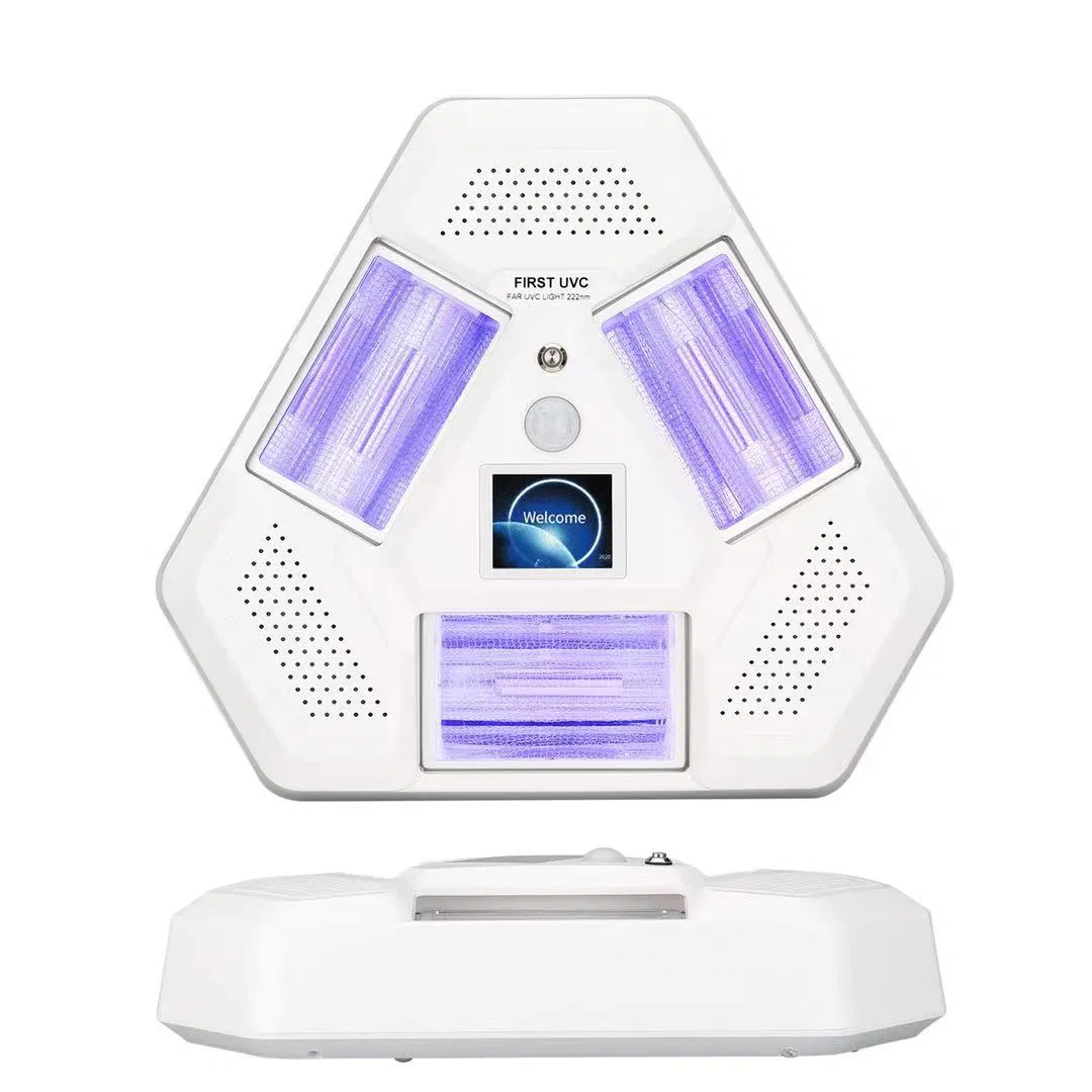 Lâmpada UVC LED de Esterilização Montada na Parede com Controle Remoto Portátil 222nm