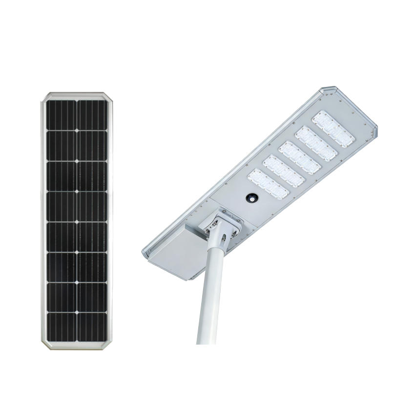 120W Luminária Solar All in One de Alta Potência e Longa Vida Útil para Uso Comercial